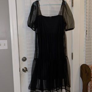 Black mesh dress from H&M